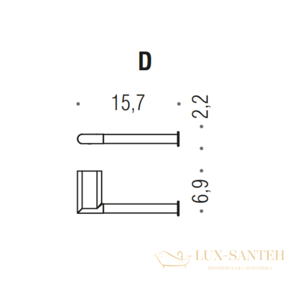 держатель туалетной бумаги colombo mini b4008d.hps1, dx, нержавеющая сталь
