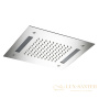 верхний душ 300х300 мм, almar chromotherapy e044172.ms, с хромотерапиейнержавеющая сталь брашированная