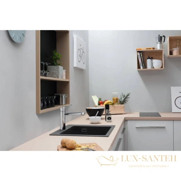 смеситель для кухни hansgrohe focus m43 71816000 хром