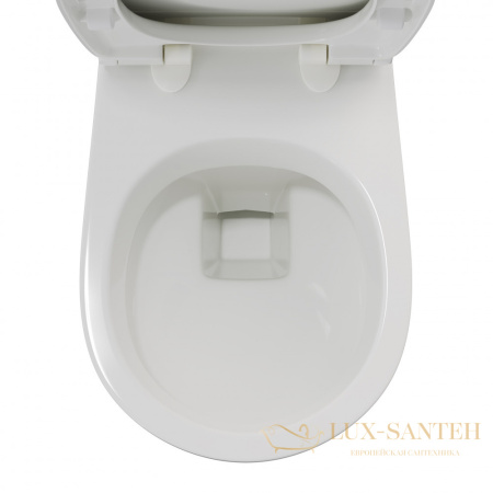 унитаз подвесной berges gamma 081115 с сиденьем микролифт, белый