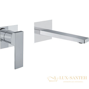 встраиваемый смеситель fiore kube 100oz7597 для раковины, матовое золото