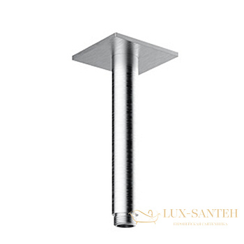 держатель верхнего душа потолочный, 100 мм, almar 316 collection, e021100.316, нержавеющая сталь брашированная