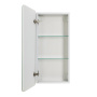 зеркальный шкаф belbagno marino spc-mar-400/800-1a-led-tch 40 см с подсветкой, белый
