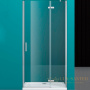 душевая дверь belbagno kraft kraft-b-12-60/30-c-cr-r 90 см профиль хром, стекло прозрачное 