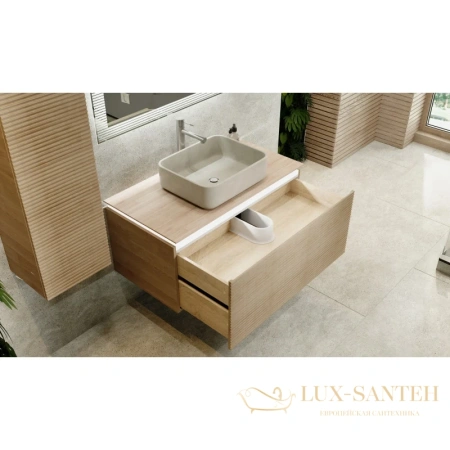 тумба jorno karat kar.01.100/p/bul 100 см, бук светлый