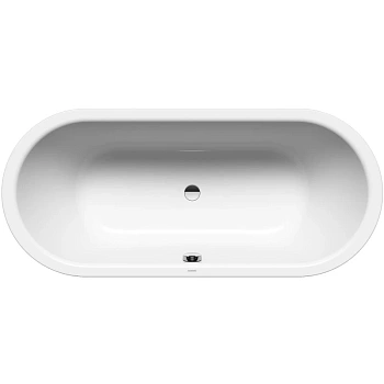 стальная ванна kaldewei classic duo oval 291400013001 113 170х75 см с покрытием easy-clean, альпийский белый 