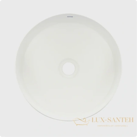 раковина накладная aquame aqm5012mw, 355 мм, белый матовый
