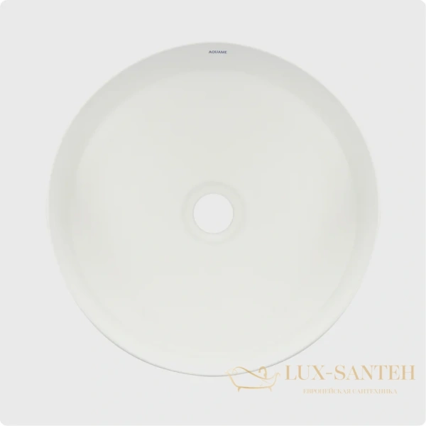 раковина накладная aquame aqm5012mw, 355 мм, белый матовый