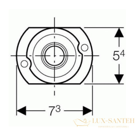 переход резьбовой geberit duofix 242.309.00.1 для подключения писсуара, бронза
