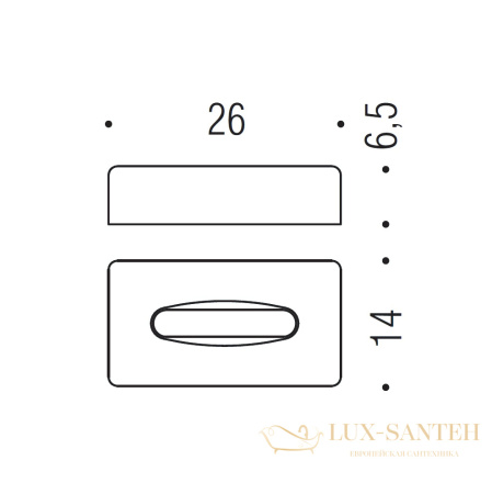 диспенсер colombo design contract-comunita b9961 для бумажных салфеток, хром