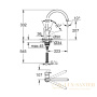 смеситель grohe bauedge 31233001 для мойки, хром
