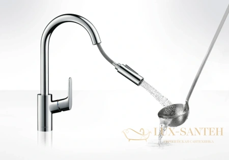 душевая лейка hansgrohe 98459800 для кухонного смесителя