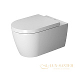 Чаша подвесного безободкового унитаза Duravit ME by Starck 2529092000 Rimless, белый