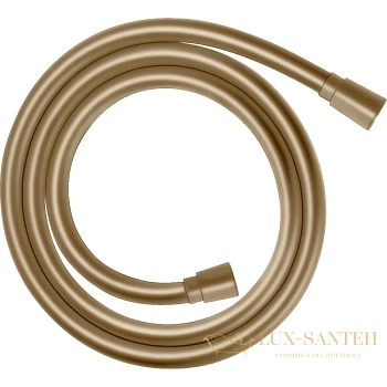душевой шланг 160 см hansgrohe isiflex 28276140 шлифованная бронза
