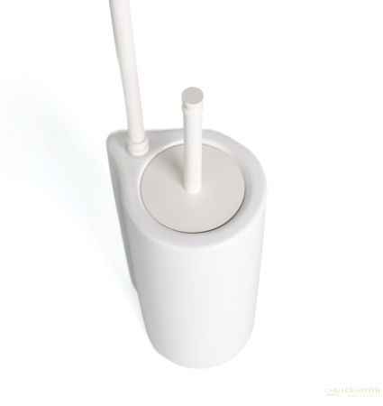 стойка h62 см: бумагодержатель/белый керамический ёрш stil haus hashi, 972(24), белый матовый