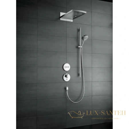 переключатель потоков hansgrohe showerselect s 15745000 для 3 потребителей (внешняя часть)