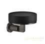 мыльница gessi inciso 58502.299 с настенным держателем, black xl