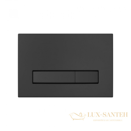 комплект berges 043354: подвесной унитаз puma xl с системой инсталляции atom 410 и панелью смыва, черный матовый