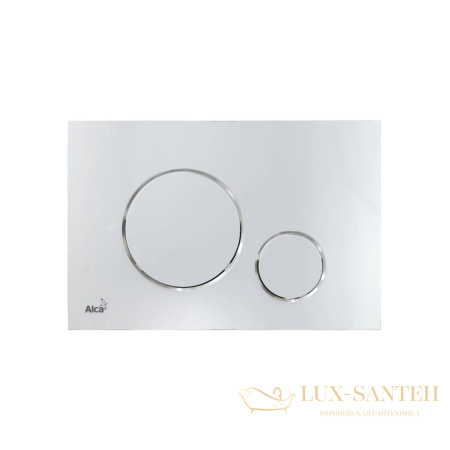 кнопка управления alcaplast для скрытых систем инсталляции хром-глянец m671