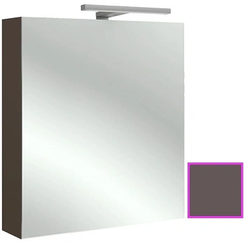 зеркальный шкаф jacob delafon odeon up eb795gru-g80 левосторонний 60х65 см, светло-коричневый