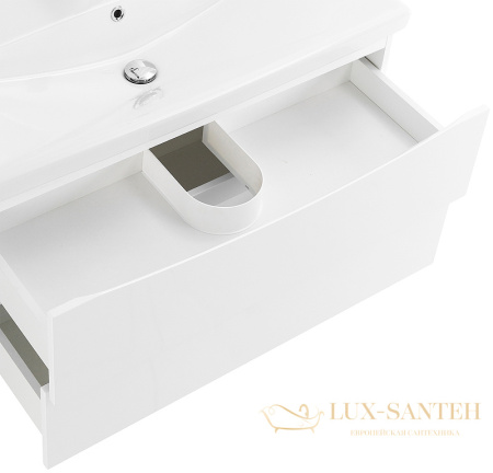 тумба под раковину belbagno marino-cer marino-cer-1000-2c-so-bo-p 100 см подвесная, bianco opaco