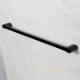 полотенцедержатель wasserkraft glan k-5130 64 см, черный глянец