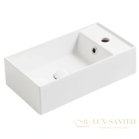 раковина simas agile ag50 bi matt*1 50x27 см, белый матовый