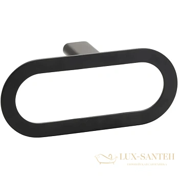 полотенцедержатель кольцо bemeta organic 167104380 черный матовый