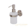 дозатор для жидкого мыла подвесной cezares relax-sois-v-in, 200 мл, нержавеющая сталь
