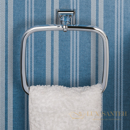 полотенцедержатель кольцо colombo design portofino b3231, хром