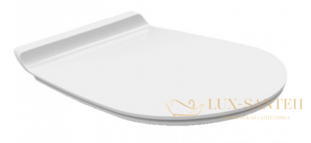 сиденье simas vignoni vi004bi mat/cr для унитаза с микролифтом, белый матовый