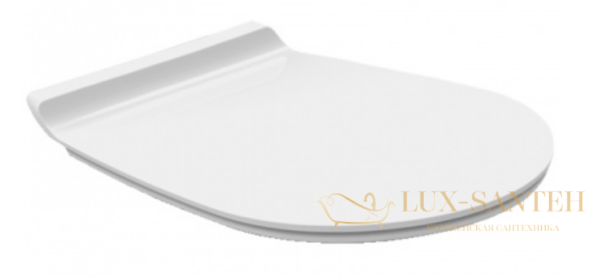 сиденье simas vignoni vi004bi mat/cr для унитаза с микролифтом, белый матовый