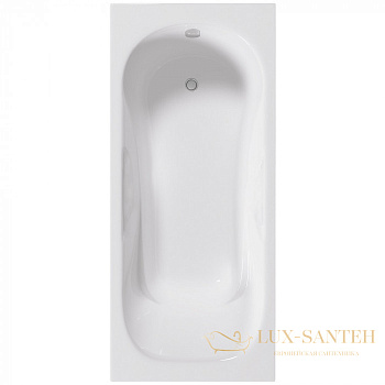 ванна чугунная delice malibu 170х75 dlr230609, белый глянцевый