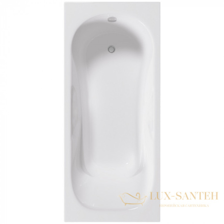 ванна чугунная delice malibu 170х75 dlr230609, белый глянцевый