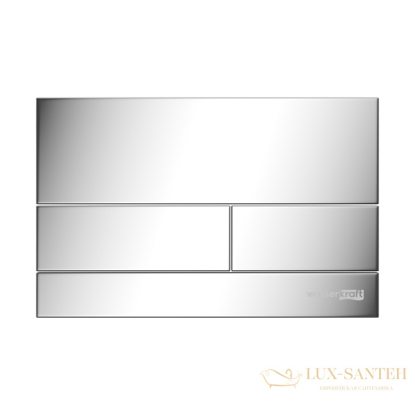 инсталляция для унитаза wasserkraft aller 10 10tlt.010.me.ch04 с панелью смыва, хром