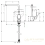 смеситель hansgrohe focus 31817000 для кухонной мойки