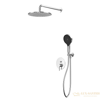 душевая система для душа скрытого монтажа whitecross y, yset04topnib, никель брашированный