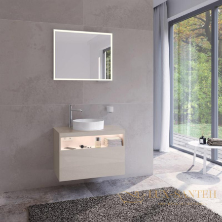 тумба под умывальник keuco stageline, 32864180100, 800x550x490 мм, к/ф: кашемир