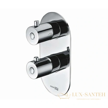 душевой комплект wasserkraft berkel a15030 thermo 250 мм, хром