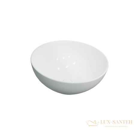 раковина накладная charus emilia 700-013w, 320*320*130 мм, белый глянцевый