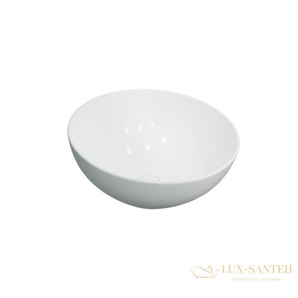 раковина накладная charus emilia 700-013w, 320*320*130 мм, белый глянцевый