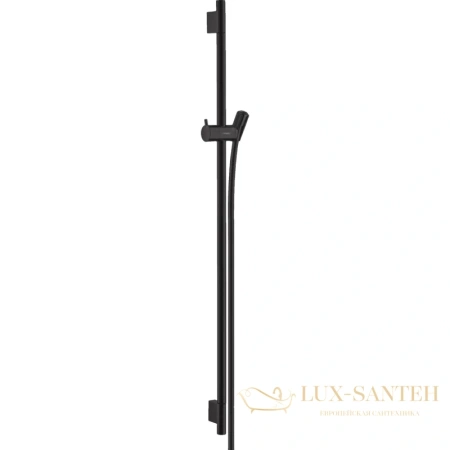 штанга для душа hansgrohe unica s puro 28631670 900 мм, черный матовый