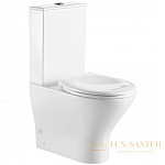 Унитаз компакт BelBagno Acqua BB340CPR без бачка и сиденья, белый