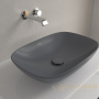 раковина накладная villeroy&boch loop&friends 4a4901i4 56x38 см, graphite ceramicplus, графит матовый