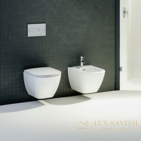 унитаз подвесной laufen lua 8.2008.0.000.000.1, безободковый, 520х360 мм, белый глянцевый