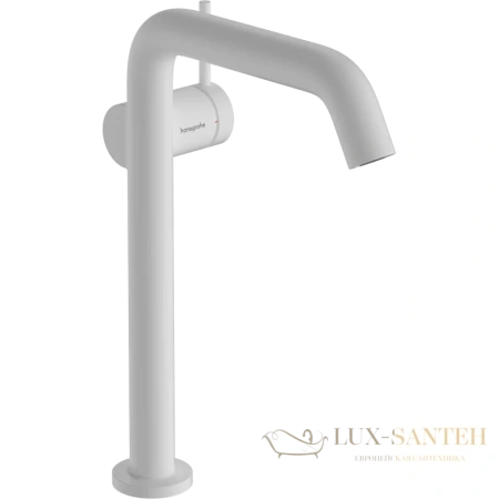 смеситель для раковины с донным клапаном hansgrohe tecturis s coolstart  ecosmart 73370700, белый матовый