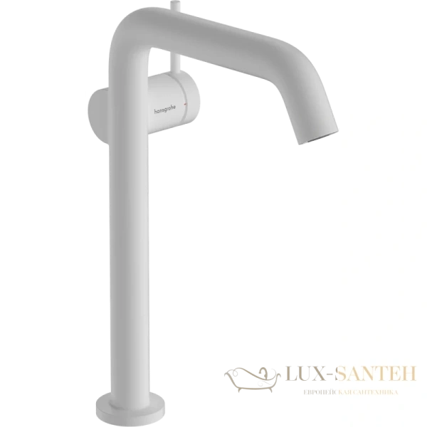 смеситель для раковины с донным клапаном hansgrohe tecturis s coolstart  ecosmart 73370700, белый матовый
