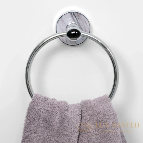 полотенцедержатель-кольцо wasserkraft aland k-8560, хром