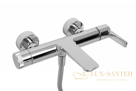 смеситель для ванны cezares lux-vd-01, с ручным душем, хром глянцевый