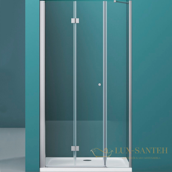 душевая дверь belbagno albano albano-bs-13-40+100-c-cr 140 см профиль хром, стекло прозрачное